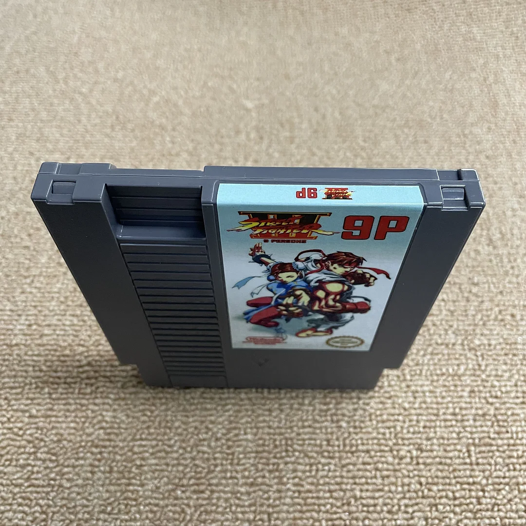 Street Fighter III 9P For Nintendo NES - 8 Bit Game Cartridge