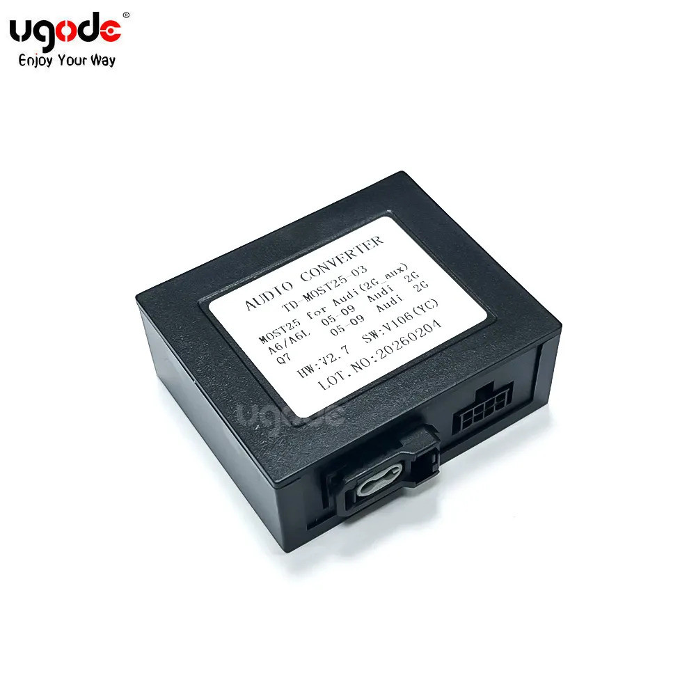 Ugode Car Fiber Optic Amplifier Sound Adapter Most BOX f&uuml;r Mercedes Benz S und Audi Q7 A6 