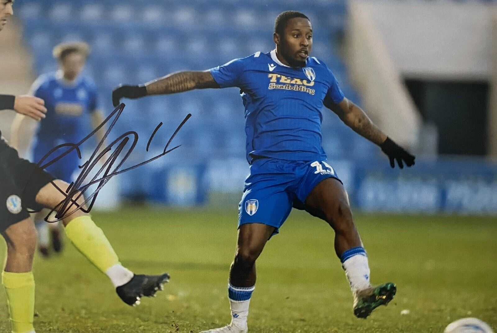 Callum Harriott Genuine Hand Signed Colchester United 6X4 Photo Poster painting 4