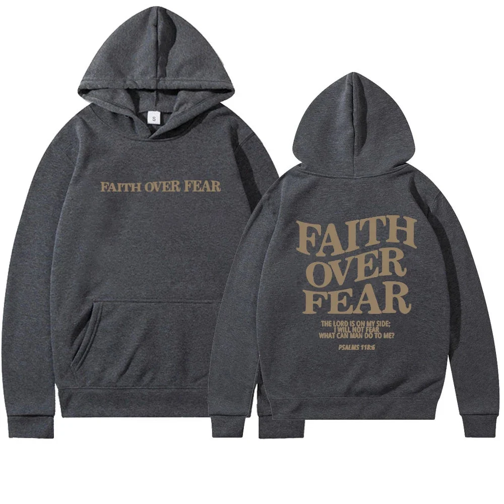 "Faith over Fear" Christian Hoodie