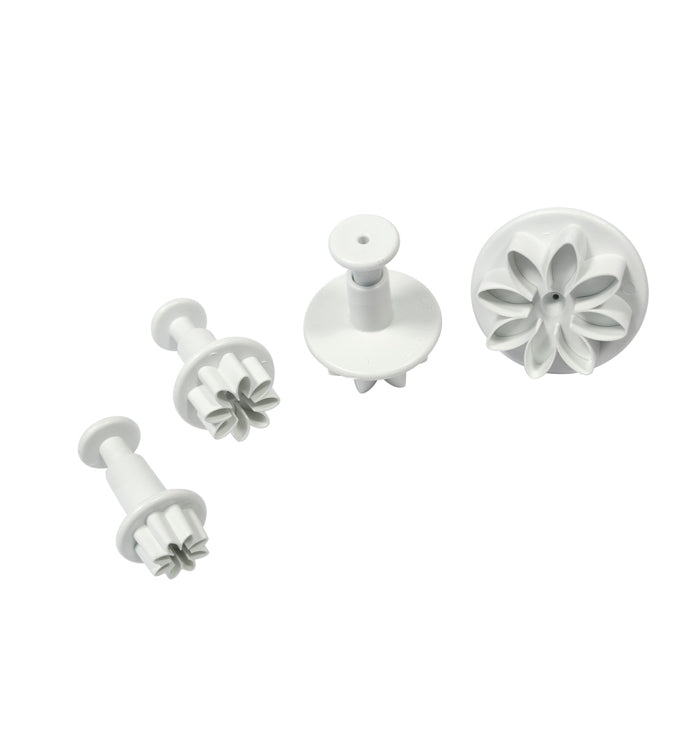 4Pcs/Set Daisy Flower Plunger Cutter Cake Decorating Fondant Moulds