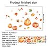 Pumpkin Maples Thanksgiving Home Decorative Window Static Sticker