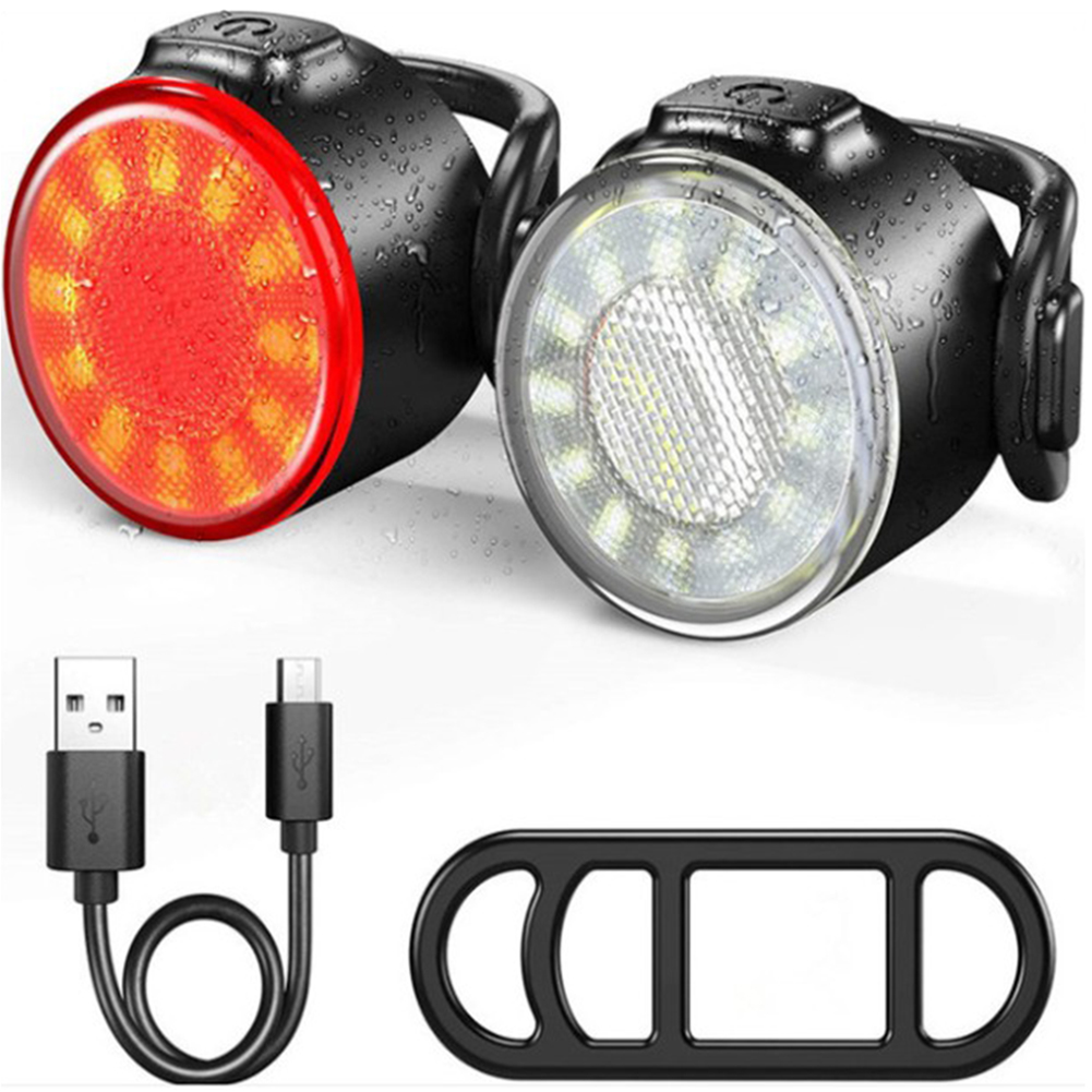 

Mountain Bike COB Warning Tail Light Front Light Kit Cycling Accessories, 501 Original