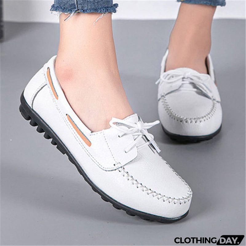 New Comfy Lace-Up Summer Loafers for Women