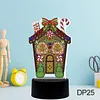 DIY Diamond Painting LED Light Sign-Christmas house