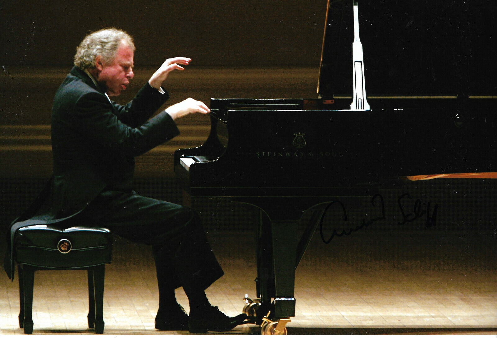 Andras Schiff Pianist signed 8x12 inch Photo Poster painting autograph