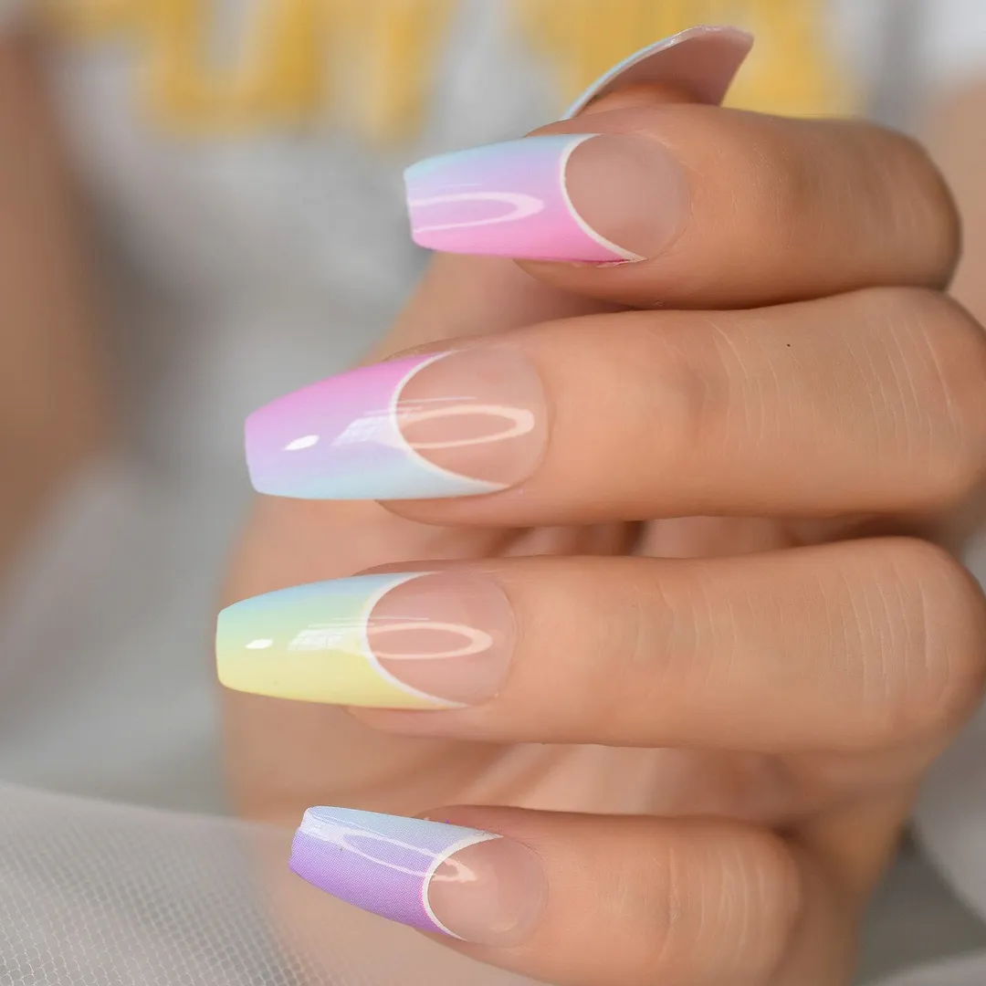 Sep New Designs 2021 Uv Full Cover Fingernails Charms Lovely Supplies For Professionals Fake Nails Nail Press Ones Acrylic Shine-Nail Inspo