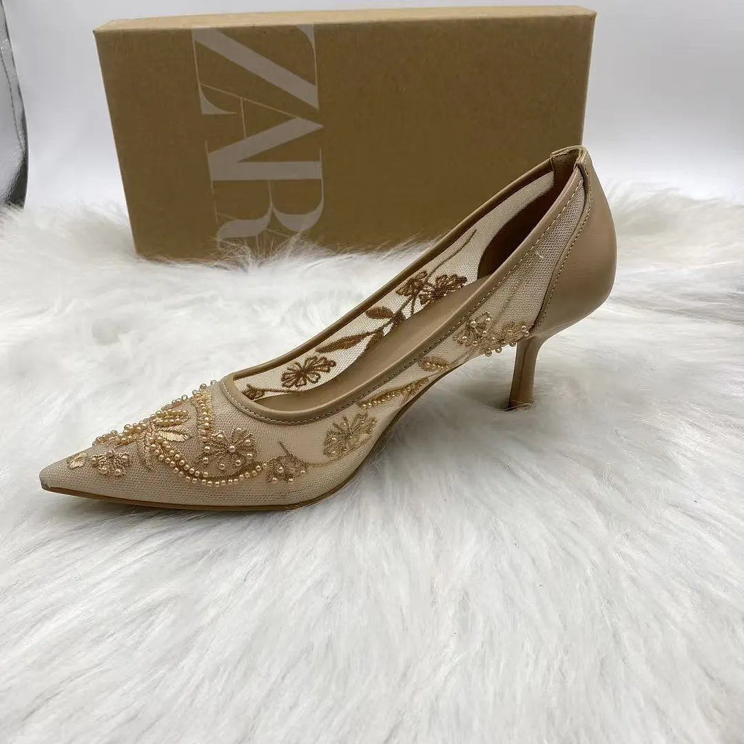 Breakj Breakj Home 2025 New Women's Shoes Low Heel Temperament High Heels High-Heeled Shoes Behind The Shallow Mouth Of Single Shoes