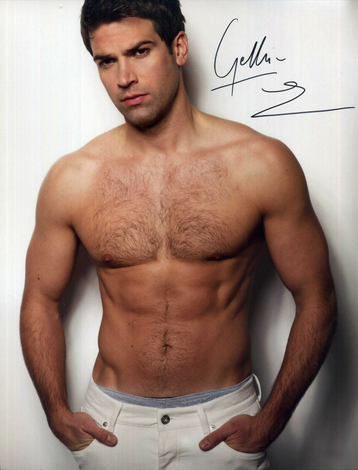 GETHIN JONES Signed Photo Poster paintinggraph - TV Presenter / Show Host - preprint