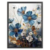 Blue Flower-11CT Stamped Cross Stitch 40*55cm