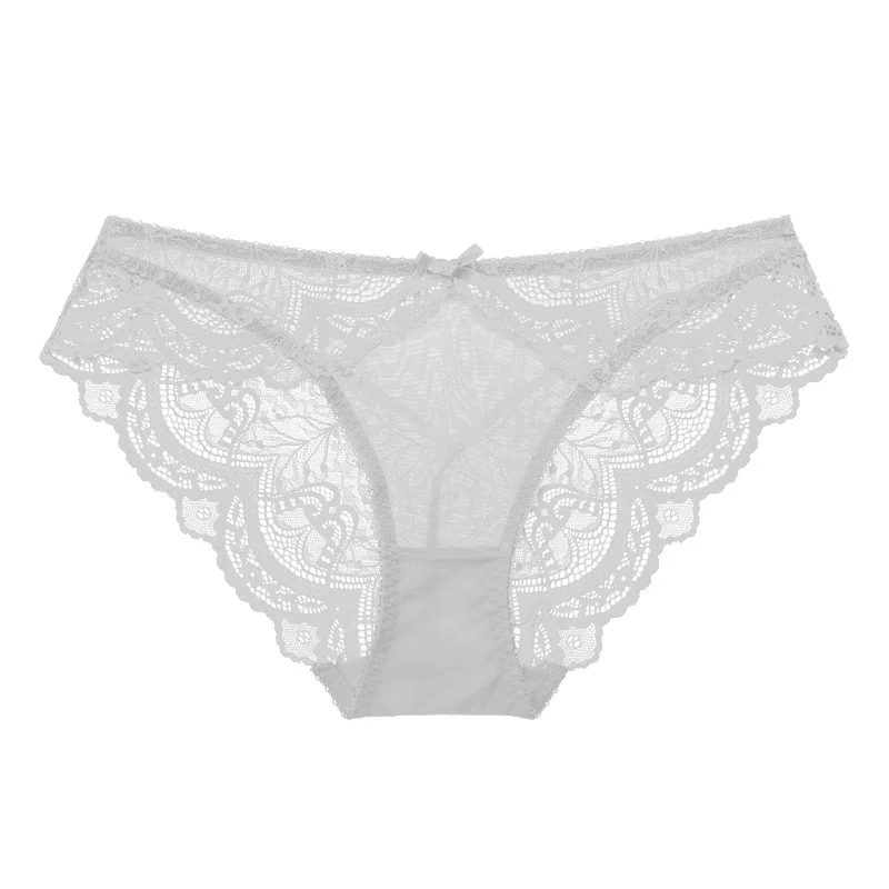 Brownm Lace Sexy Underwear Lady's Life Year Big Red Underwear Pure Desire Mid-Rise Pure Desire Without Trace Girl Underwear