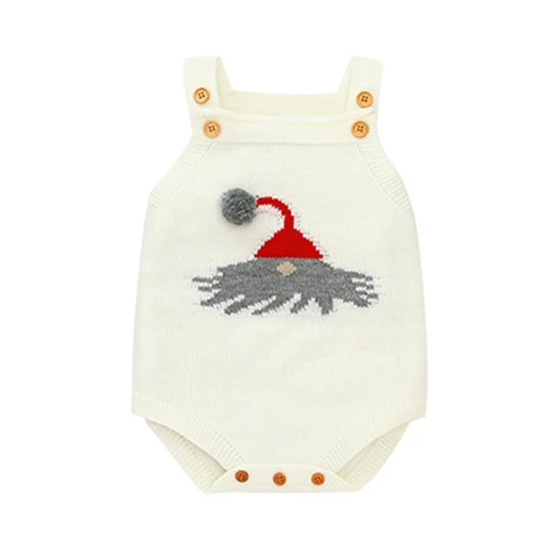 Autumn Winter Infant Baby Romper Newborn Baby Boy Girl Cute Lion Head Braces Clothes Rompers Baby Boys Girls Knitted Rompers