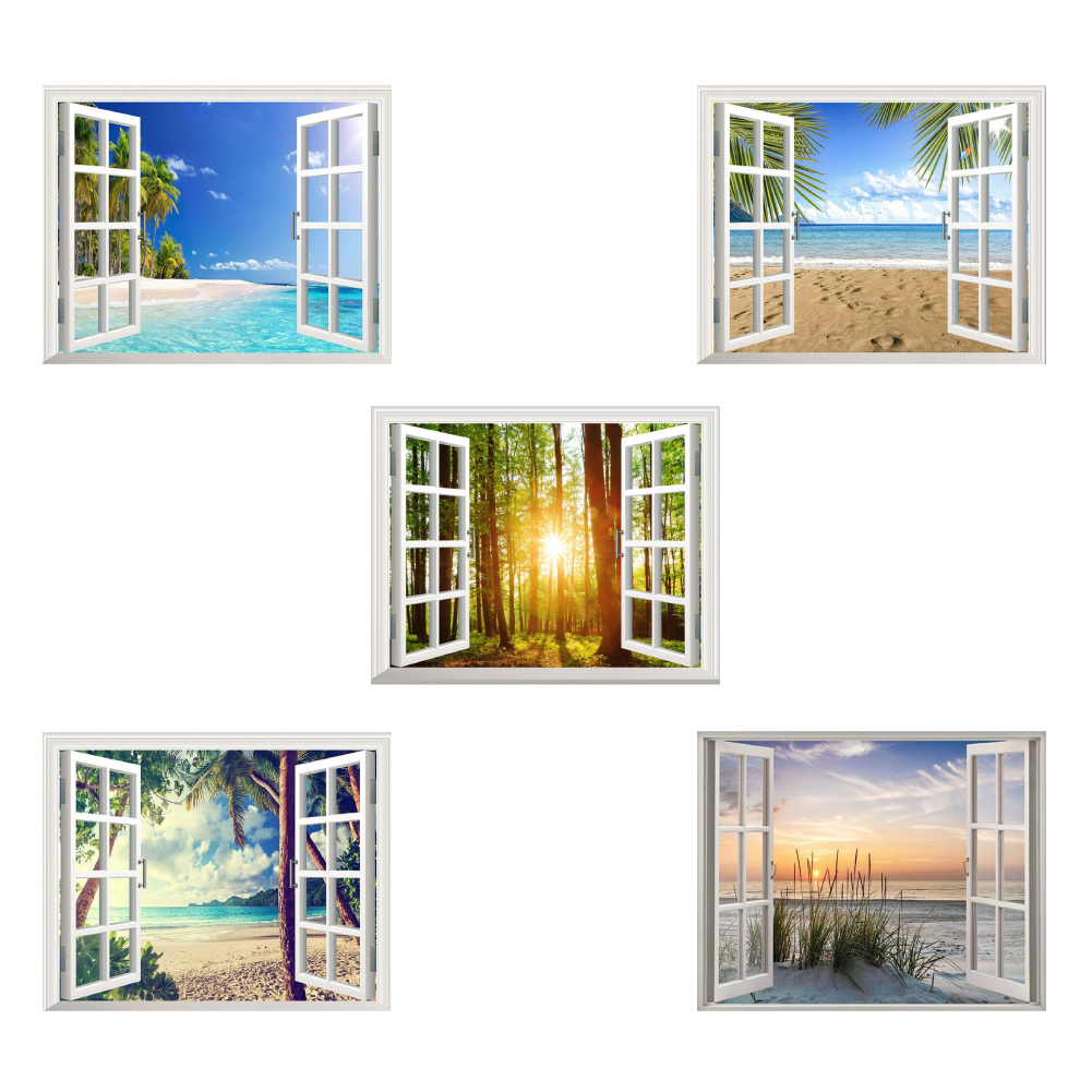 

Outside Window Scenery - Round Drill Diamond Painting - 40*30CM, 03, 501 Original