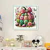 Pumpkin-Partial 11CT Stamped Cross Stitch Bead Embroidery 36*36cm/14.17*14.17in tapestrymarket