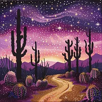 Desert Cactus - Diamond Painting