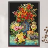 (US Local)Flowers -14CT Stamped Cross Stitch Kit(55x75cm)