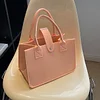 Colorful Felt Shopping Handbag Plain Color Gift Bag