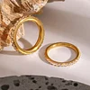 Bling Zircon 18K Golden Ring