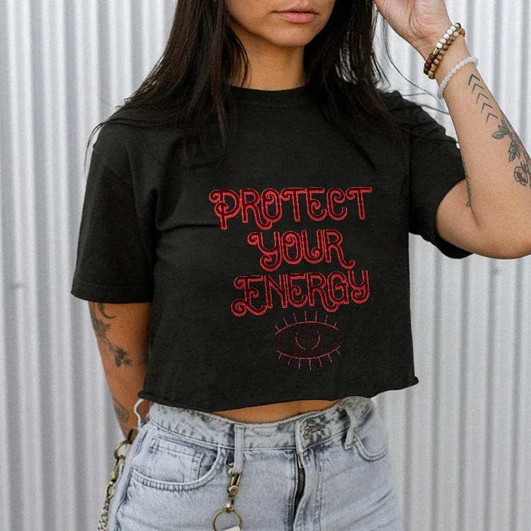 Protect Your Energy Printed T-shirt