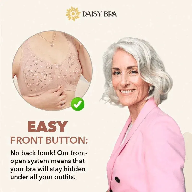 DaisyBra &ndash; Comfortable & Convenient Front Button Bra