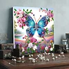 (Pre-Framed)Butterfly-Special Shape Diamond Painting Kit(25x25cm)