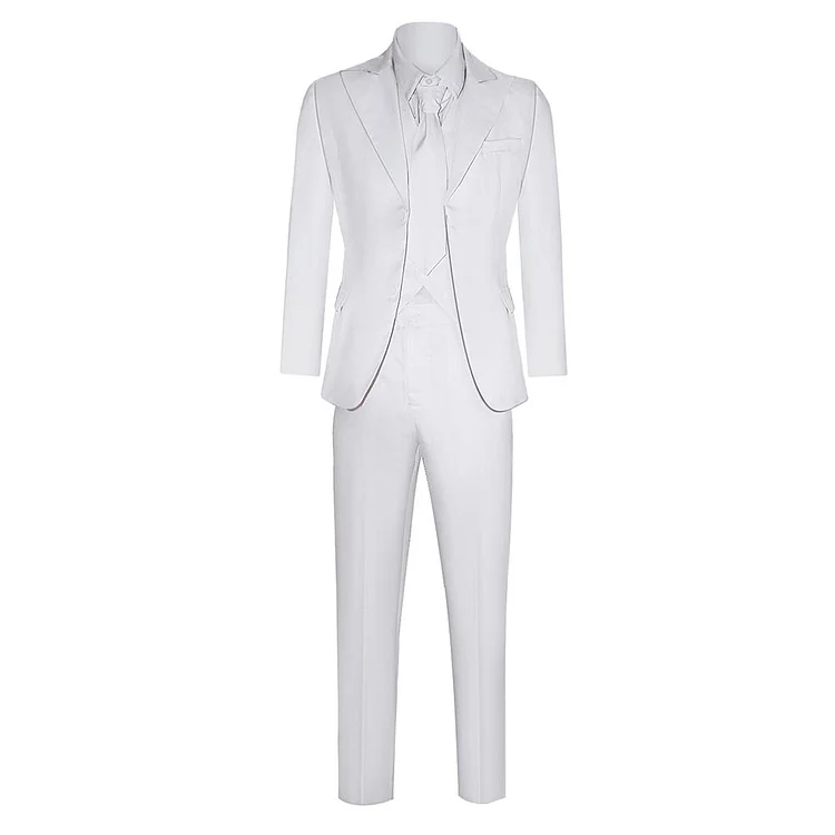 Joker 2 Joker: Folie à Deux (2024) Joker Arthur Fleck White Suit Set Cosplay Costume Outfits Halloween Carnival