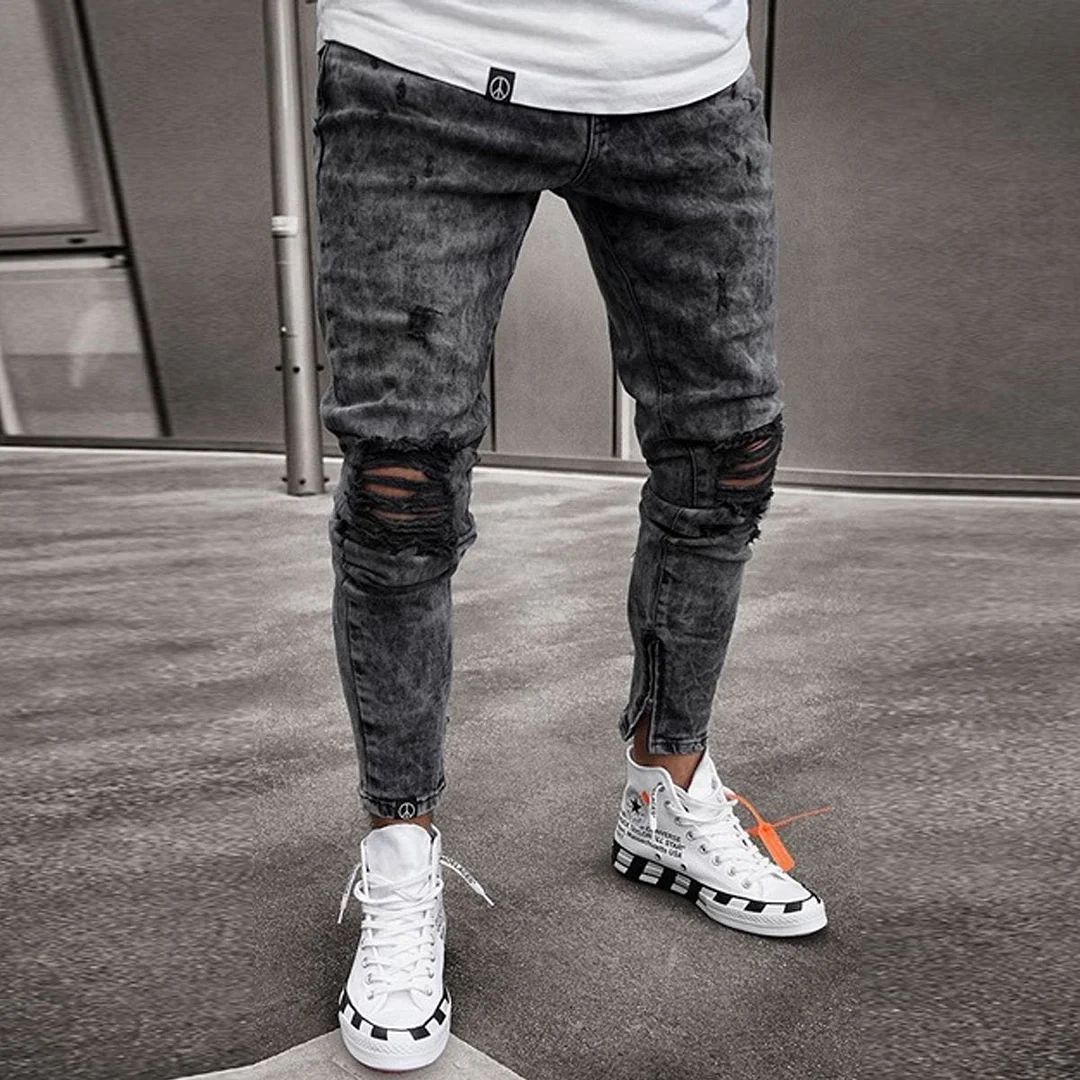 Travel Snowflake Tight Jeans