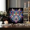 Framed Diamond Painting - Special Shaped - Wolf (25x25cm)