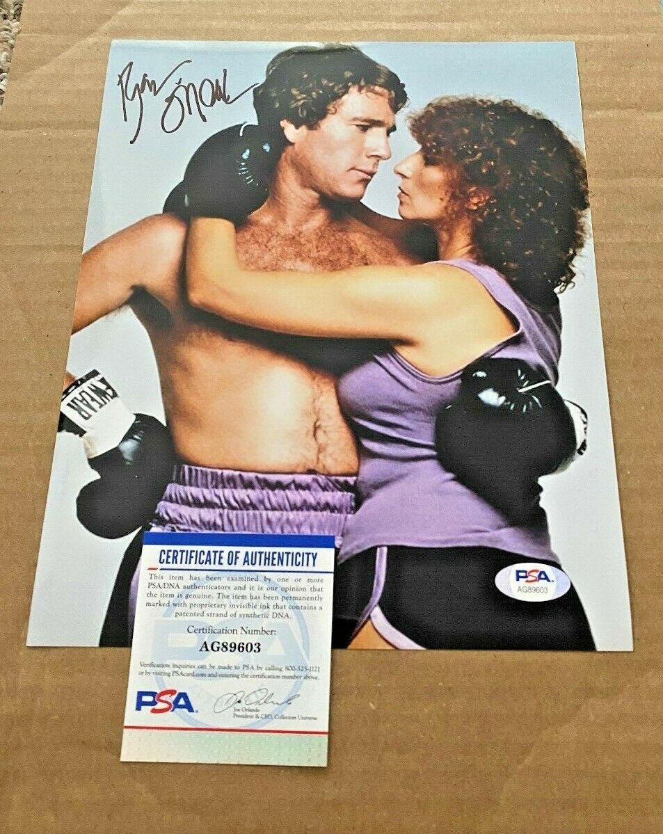 RYAN O'NEAL SIGNED THE MAIN EVENT 8X10 Photo Poster painting PSA/DNA CERTIFIED