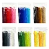 Friendship Bracelet String 6-Strand 120m Long DIY Hand Embroidery Threads Gradient Color Design for Bracelet DIY Crafts Sewing Embroidery Supplies