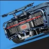 1:14 Bugatti Remote Control Sports Car Building Blocks Cyberpunk Assembly Model