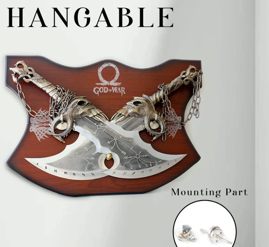 Myhiddenblade Metal God of War Merchandise Kratos Blades of Chaos - MyHiddenBlade