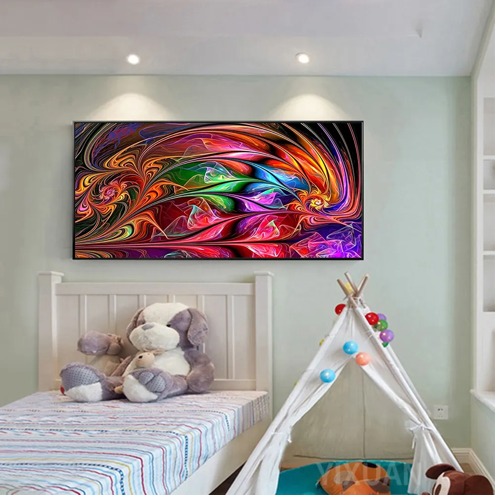 Diamond Painting - Full Round Drill - Colored Light(80*40cm)