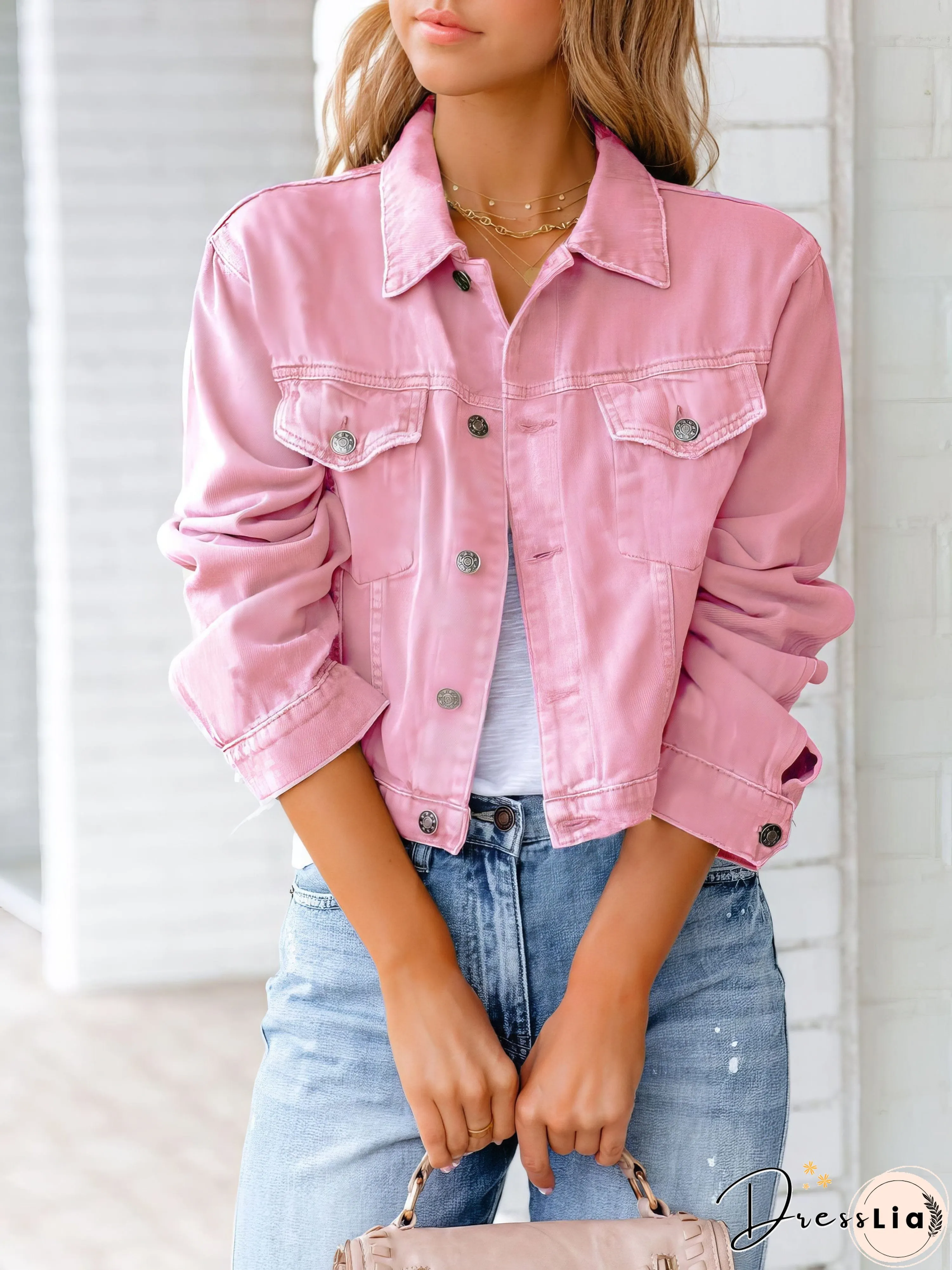Button-Down Denim Jacket