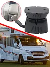 Camper Door Retainer Catch Nylon Door Stop Retaining Catch Holder (White)