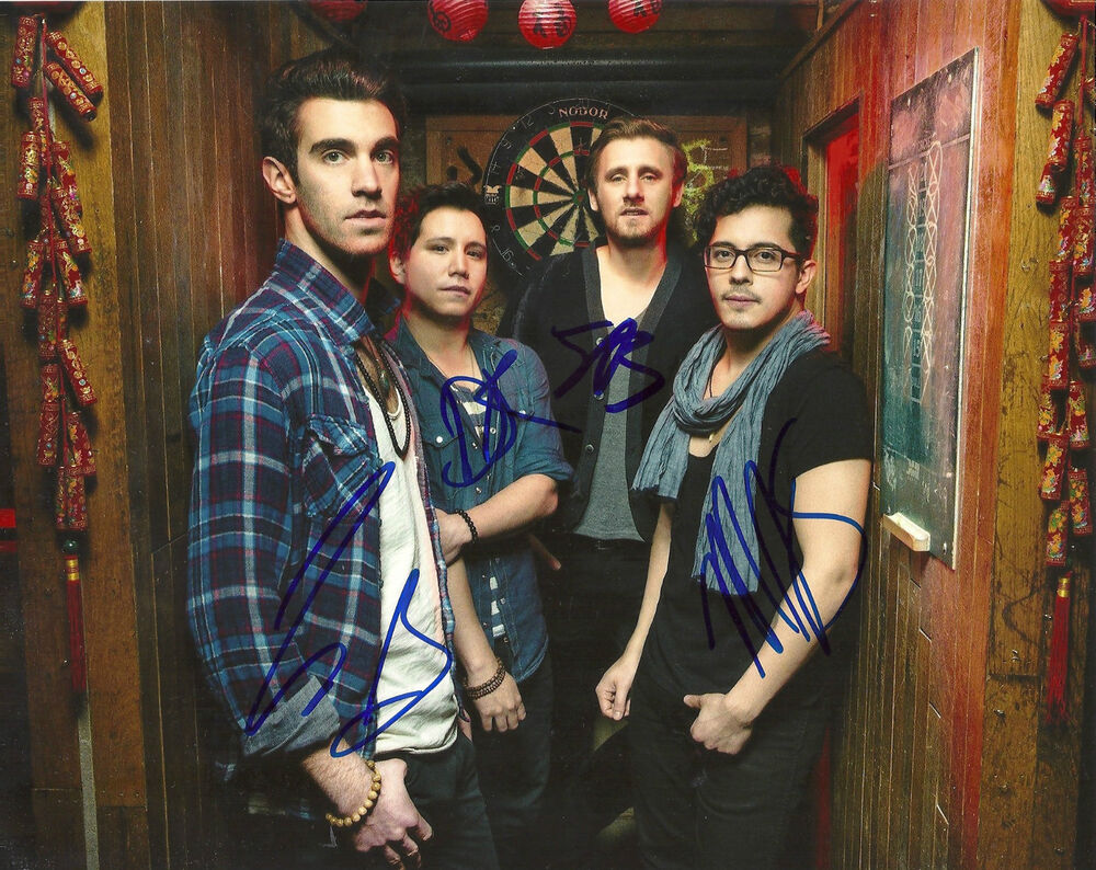 AMERICAN AUTHORS 'BEST DAY OF MY LIFE' GROUP SIGNED 8X10 PICTURE *COA *PROOF 1