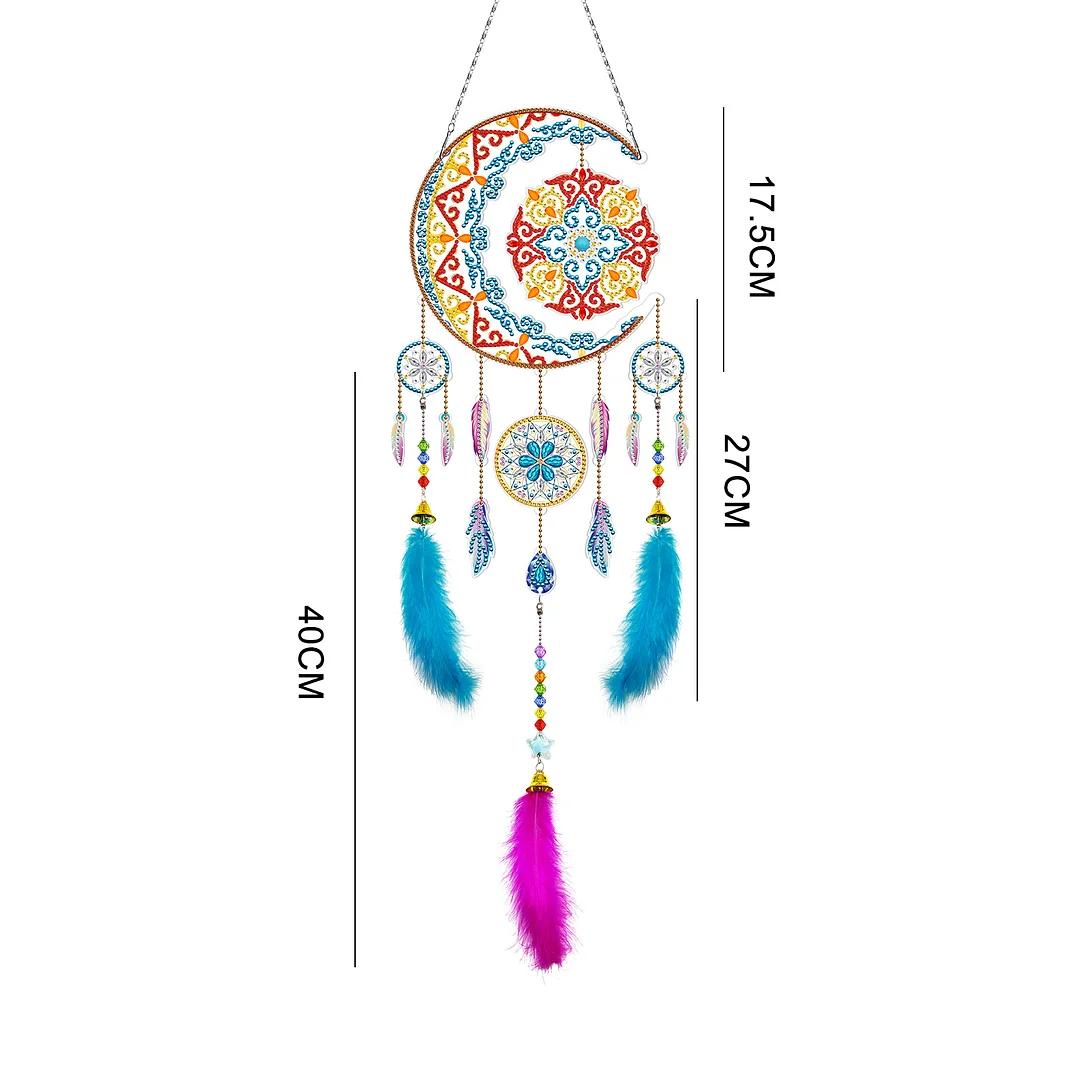 DIY Diamond Painting Dream Catcher Wind Chime