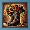 Cowboy Boots-Full Round Diamond Painting 40*40CM
