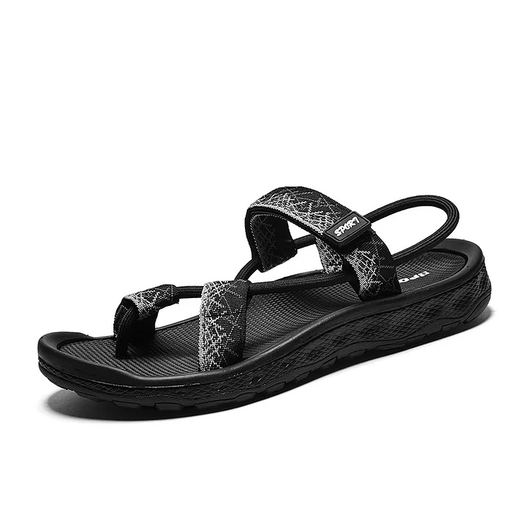 Eyuye New Summer Beach Shoes Men Sandals Roma Leisure Breathable Clip Toe Dual-purpose Sandal Male Soft Shoes Plus Size rt678