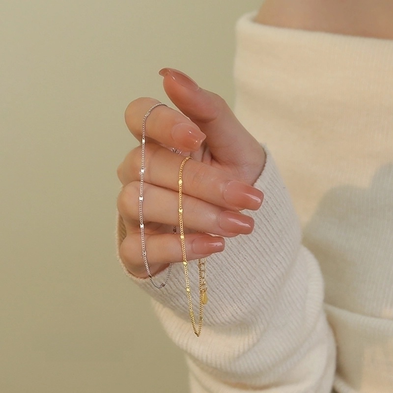 925 Sterling Silver Bracelets Minimalist