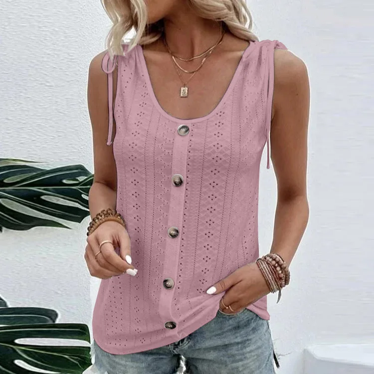 Uveng Versatile Sexy Casual Solid Color Blouses