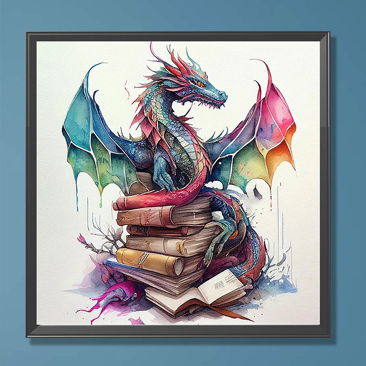 5D Diamond Painting Book of Dragons Kit