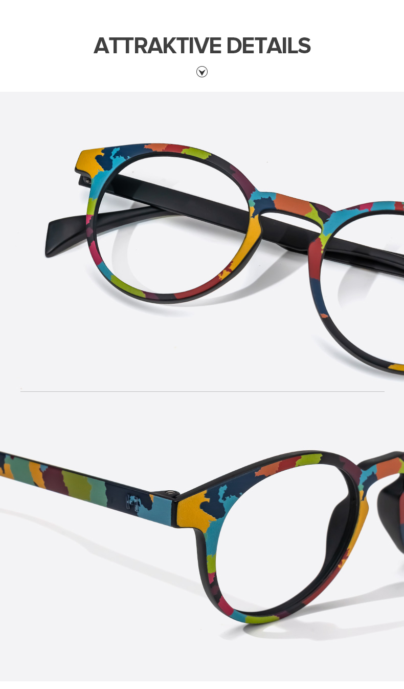 Minne Bunt Rund Brille