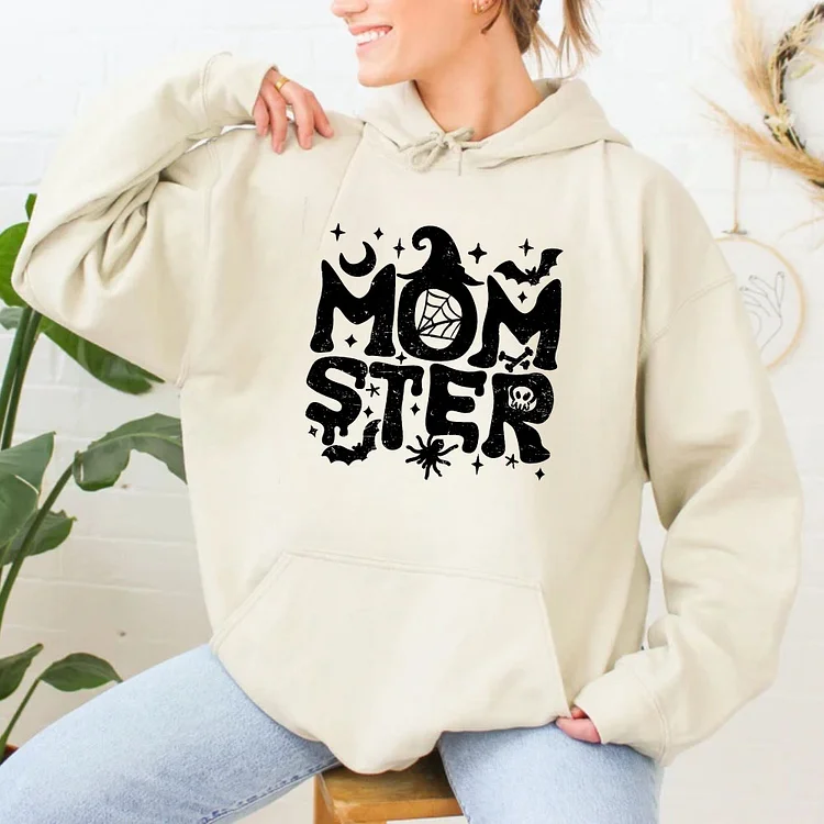 Halloween Momster Sweatshirt, Halloween Gifts Hoodie, Sweatshirt, Tshirt, V-neck