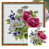 (Multi-Style) Flowers And Butterfly-11CT Stamped Cross Stitch 40*40cm/15.75*15.75in