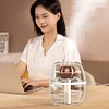 1.8L Air Humidifier with Night Light Double Spray Humidifier for Home Bedroom