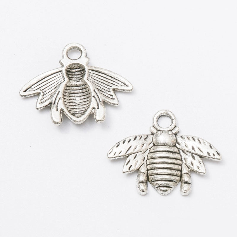 100 Pieces 300 Pieces 16*20mm Alloy Bee Pendant