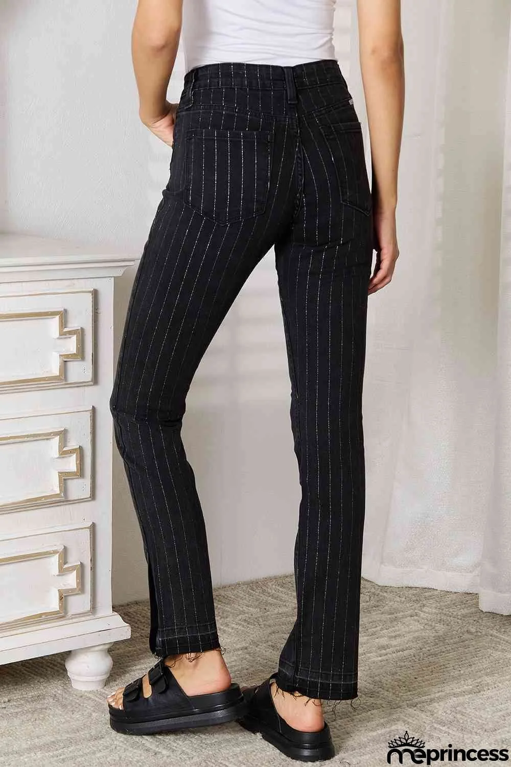 Kancan Striped Pants with Pockets