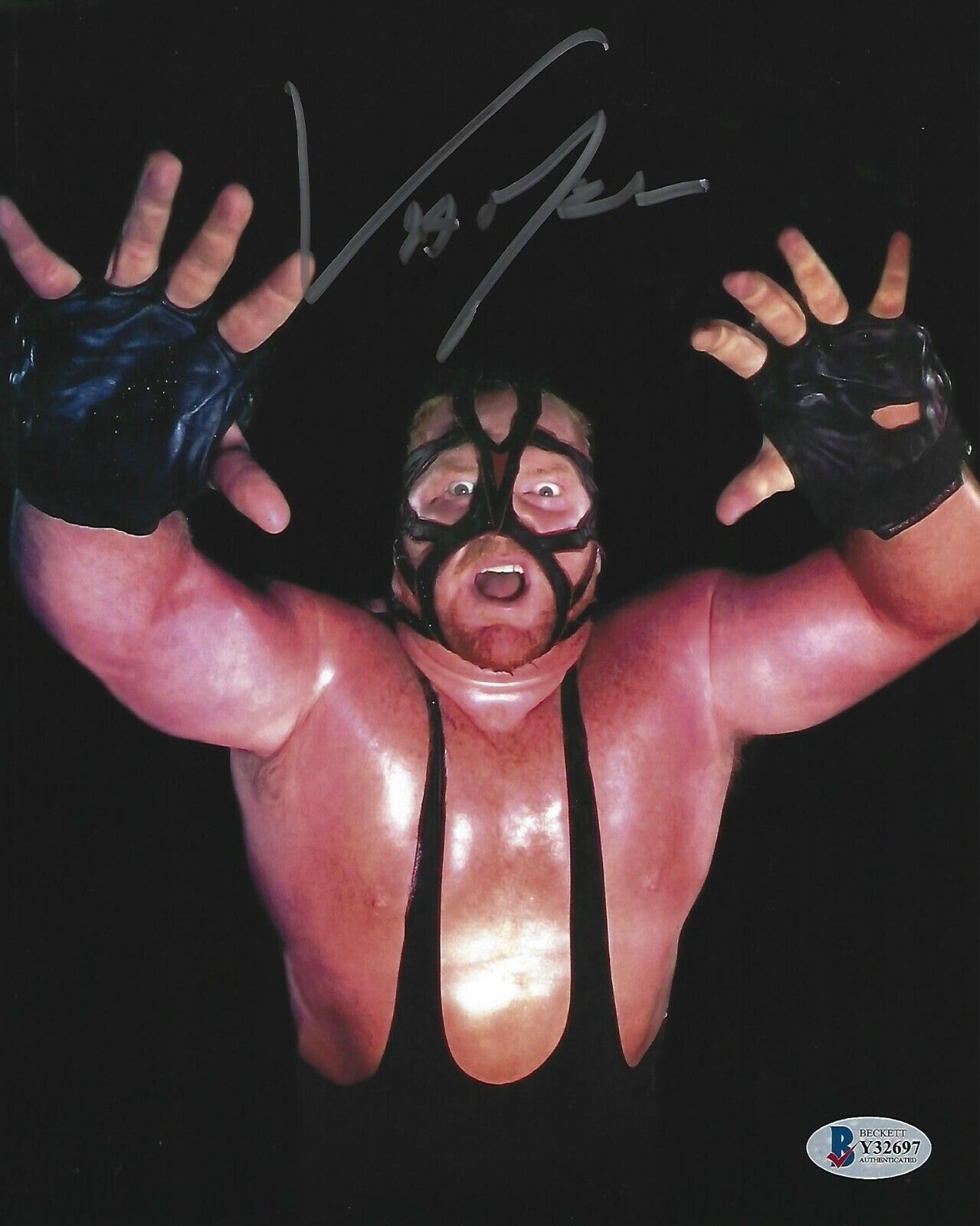 Big Van Vader Signed 8x10 Photo Poster painting BAS COA WWE New Japan Pro Wrestling Autograph 1