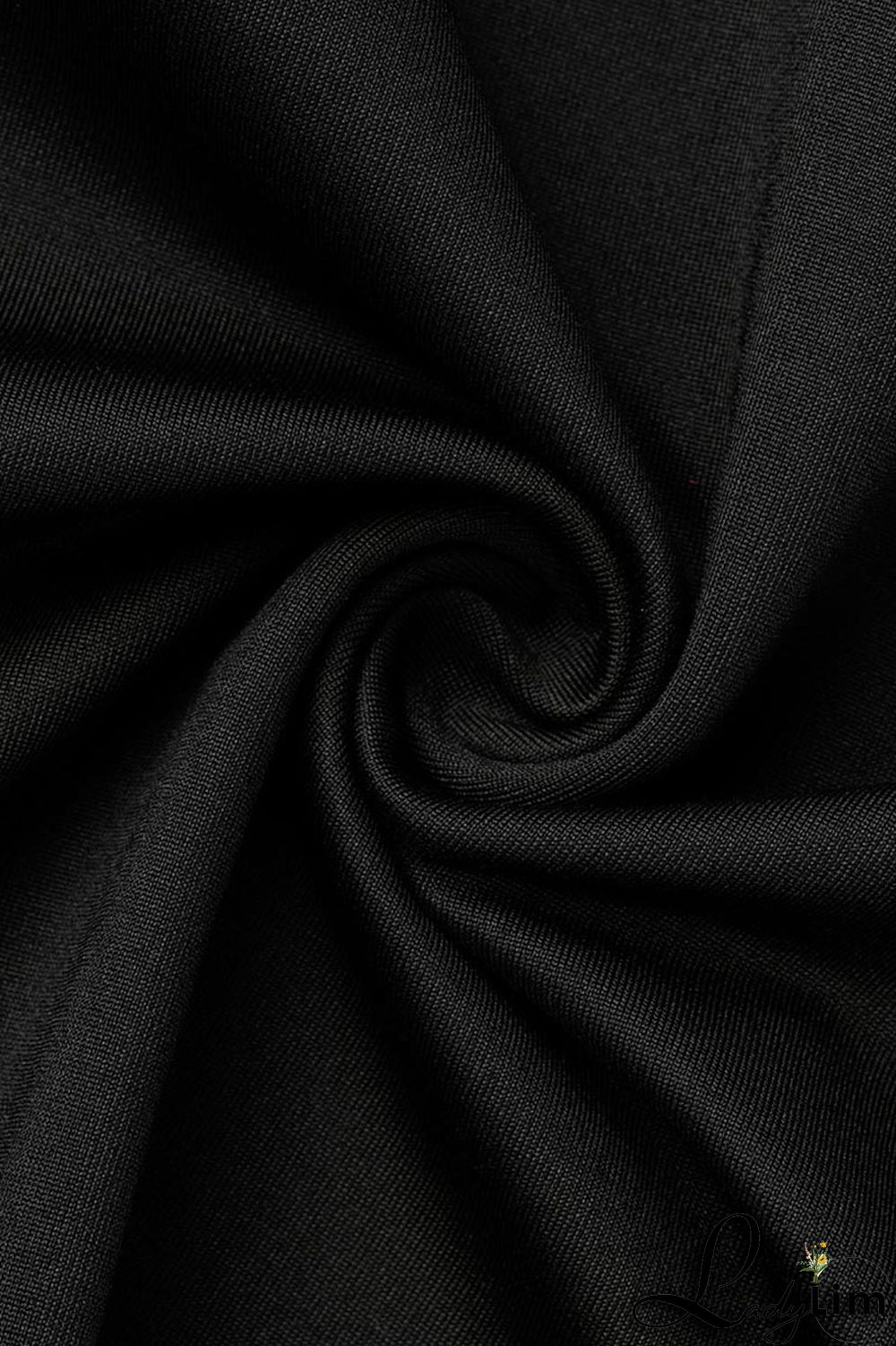 Black Elegant Solid Patchwork Oblique Collar Pencil Skirt Dresses